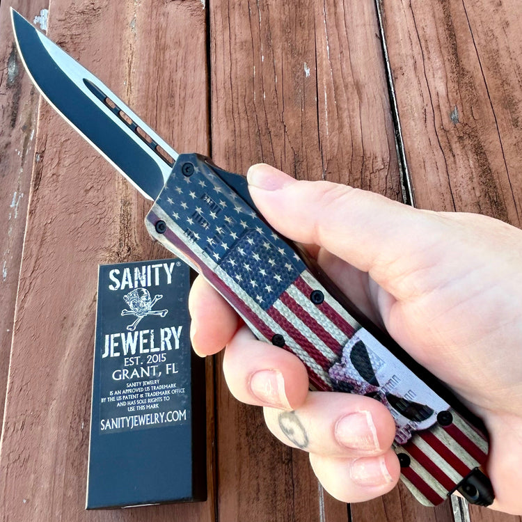 8.5” Frank Nitti - Drop Point Skull - Medium - MPUNDP