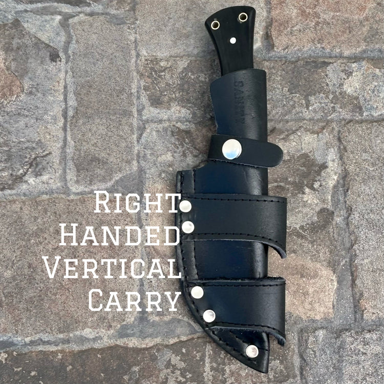 10” Rough Rider Series - “We The People” - Buffalo Horn - D2 Steel - Horizontal & Vertical Carry - CUS10