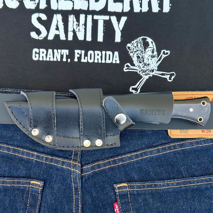 10” Rough Rider Series - Asshole - Buffalo Horn - D2 Steel - Horizontal & Vertical Carry - CUS13